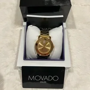 Movado Women\'s Watch 3070679  Bold Gold Swiss Quartz Stainless Steel…Brand new. Movado Bold Womens Watch with Mother of Pearl Dial and  main image 4